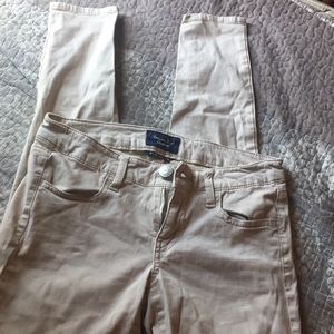 Khaki jeggings